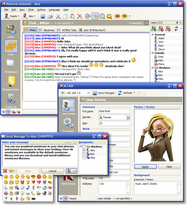 Network Assistant 4.5 software screenshot