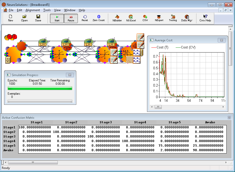 NeuroSolutions 7.1.1.0 software screenshot
