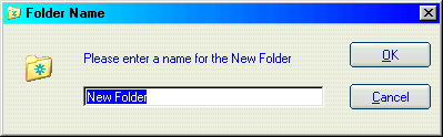 New Folder Here 1.0 software screenshot