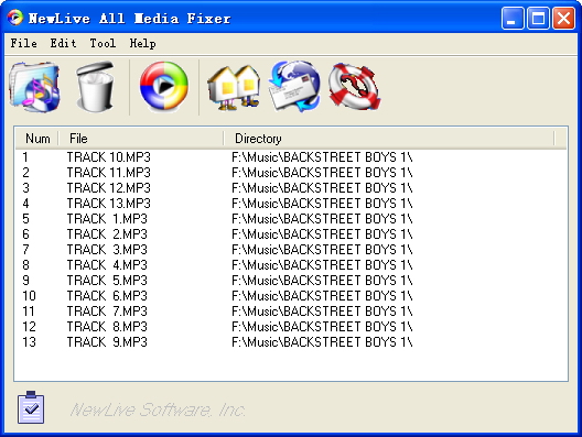 NewLive  All Media Fixer Pro 9.13 software screenshot