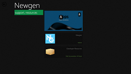 Newgen 6.1.0.0 software screenshot