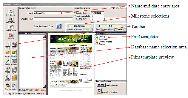 News of the Past Professional 2011a software screenshot