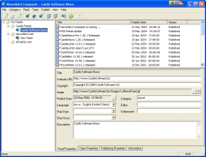 NewzAlert Composer 1.75.1 software screenshot