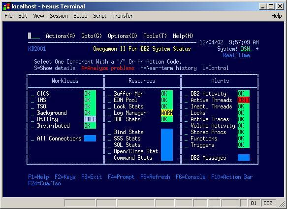 Nexus Terminal 7.46 software screenshot
