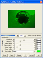 NightVision 1.03 software screenshot