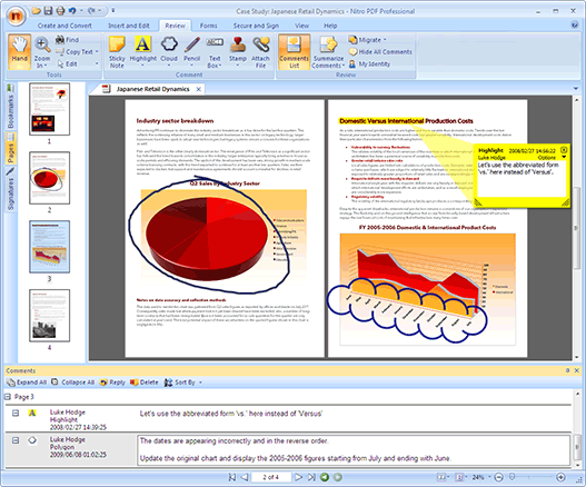 Nitro PDF Professional 10.5.1.17 software screenshot