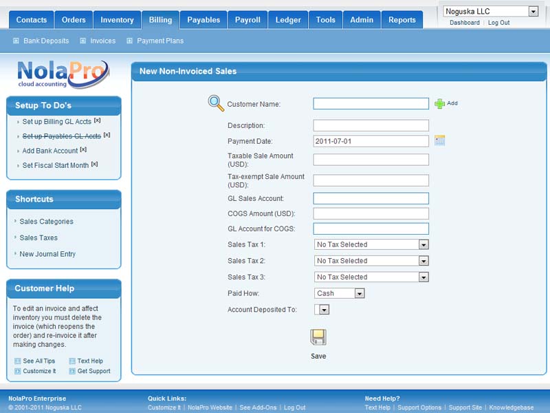 NolaPro 5.0.13577 software screenshot
