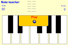Note teacher ear game 009 software screenshot