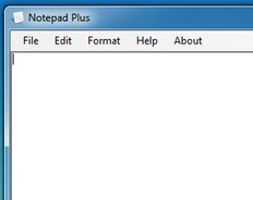 Notepad Plus 1.0.0.5 software screenshot