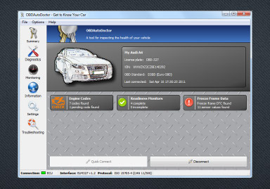 OBD Auto Doctor 3.4.0 software screenshot