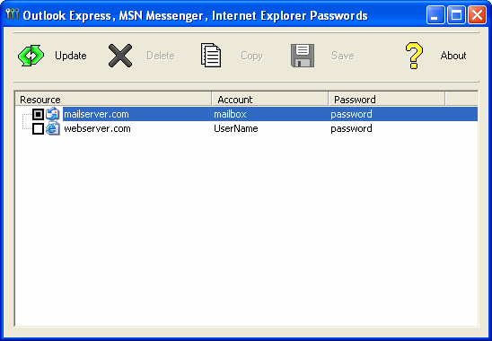 OEM Password Recovery 1.1.4 software screenshot