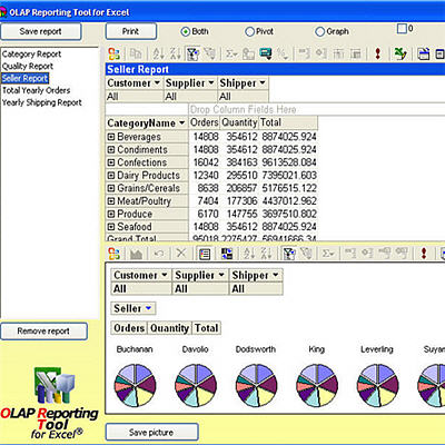 OLAP Reporting Tool 3.1 software screenshot