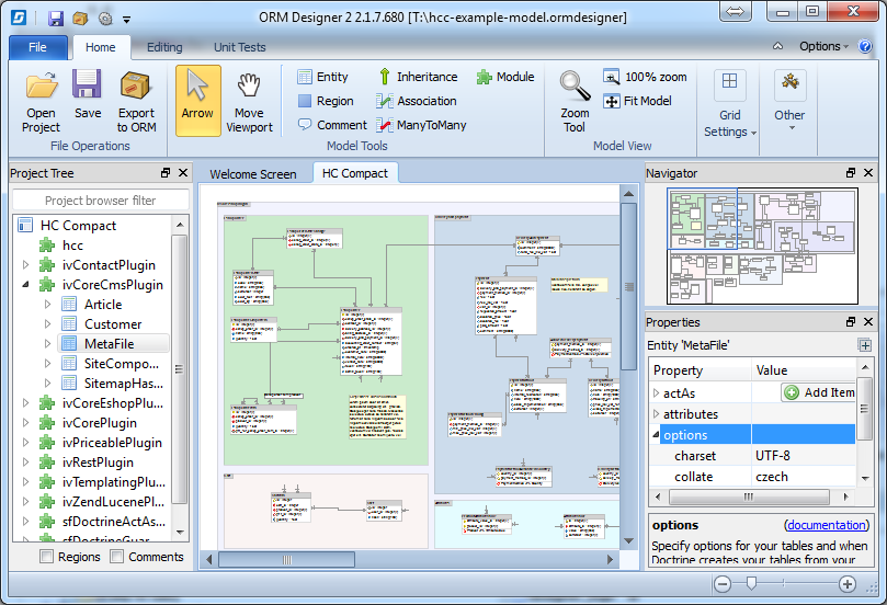ORM Designer 2.3.1.855 software screenshot