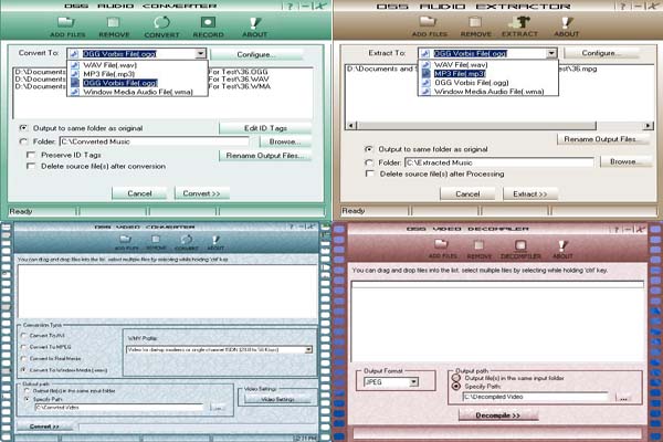 OSS Media Converter Pro 5.6.0.4 software screenshot