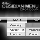 Obsidian Drop-Down Flash Menu 1.0.5 software screenshot