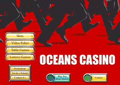 Oceans Free Casino 1.0 software screenshot