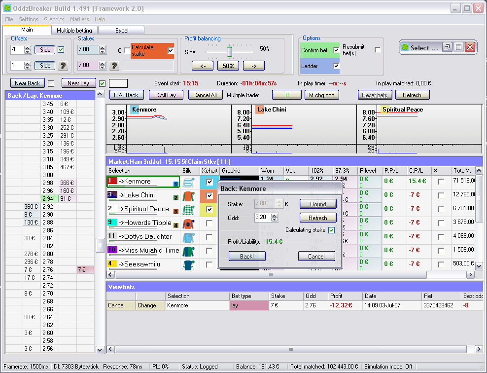 OddzBreaker 1.3 software screenshot