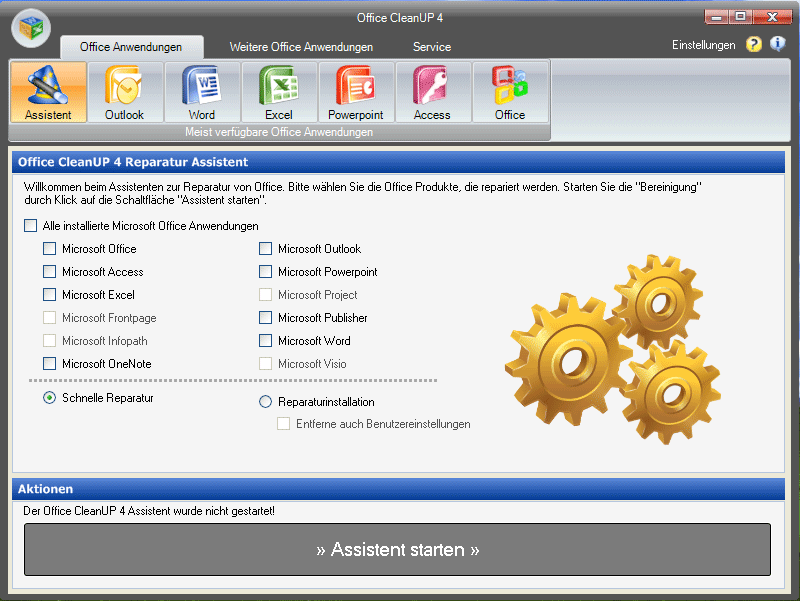 Office CleanUP 4.2.1.1 software screenshot