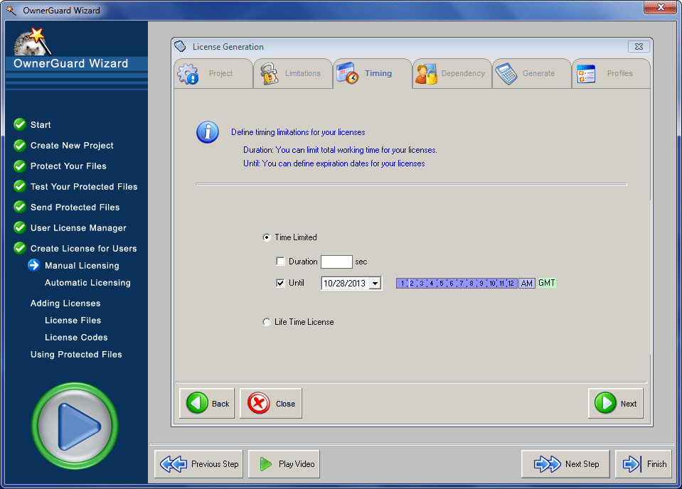 Office OwnerGuard Personal 12.5.5 software screenshot