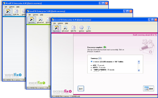 OfficeFIX 6.115 software screenshot