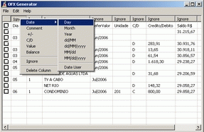 Ofx Generator 0.6 software screenshot