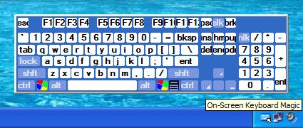 On-Screen Keyboard Magic 1.0 software screenshot