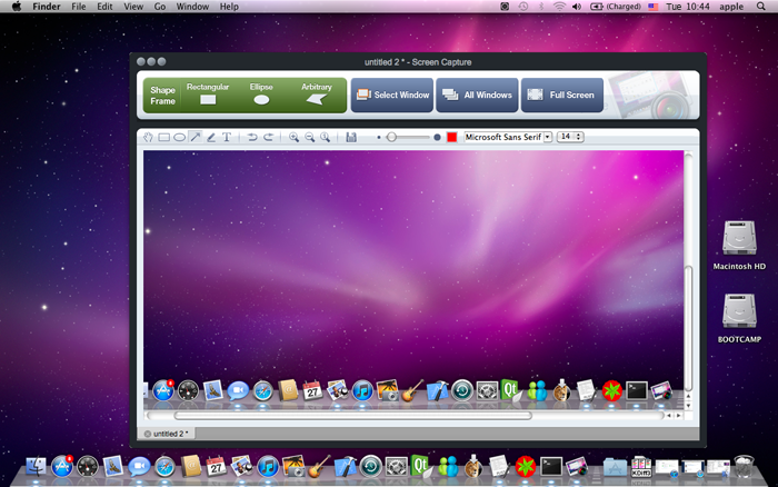 Onde Screen Capture for Mac 1.01 software screenshot