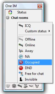 One Instant Messenger 2.9.0 software screenshot