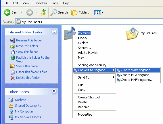 One-click Ringtone Converter 2.6 software screenshot