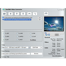 OneClick Video Converter 10.0.1.82 software screenshot