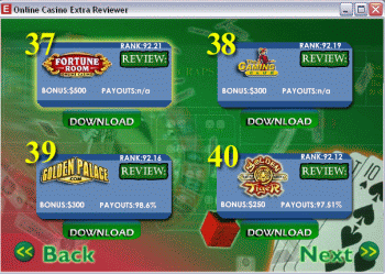 Online Casino Extra Reviewer 1.0 software screenshot