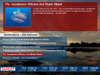 Online News Screensaver 1.50 software screenshot