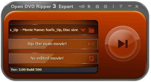 Open DVD Ripper 3.90.517 software screenshot