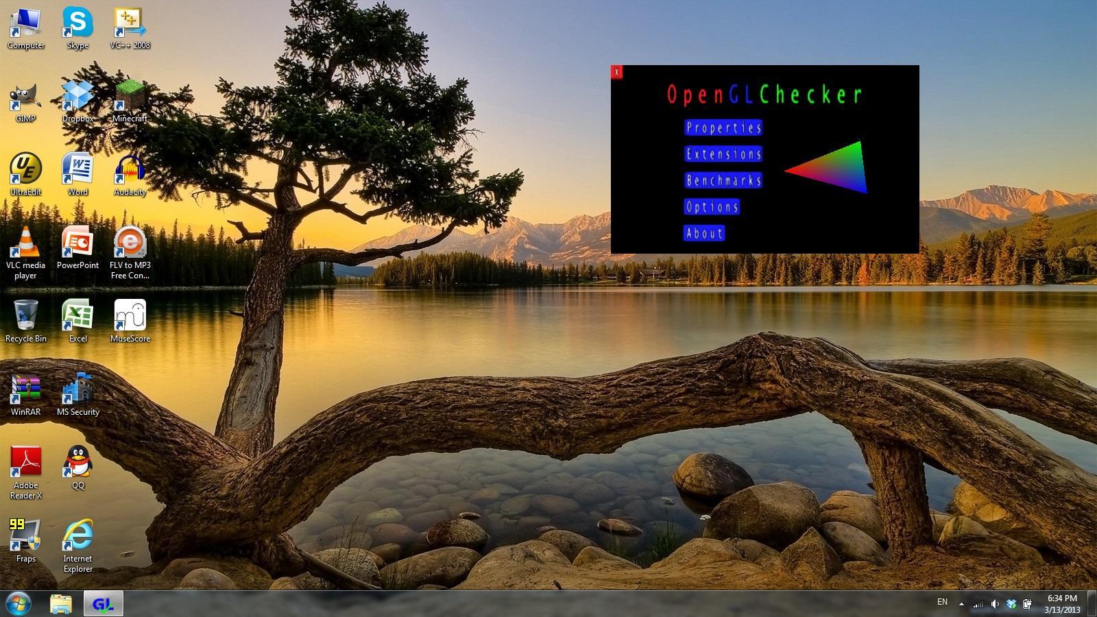 OpenGLChecker 1.0 software screenshot