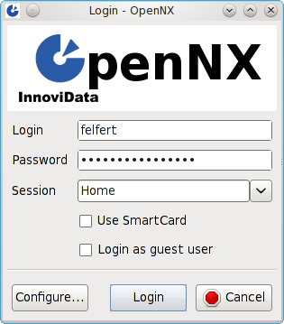 OpenNX Client 0.16.0.711 Beta software screenshot