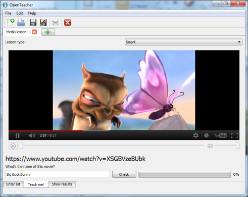OpenTeacher Portable 3.2 software screenshot