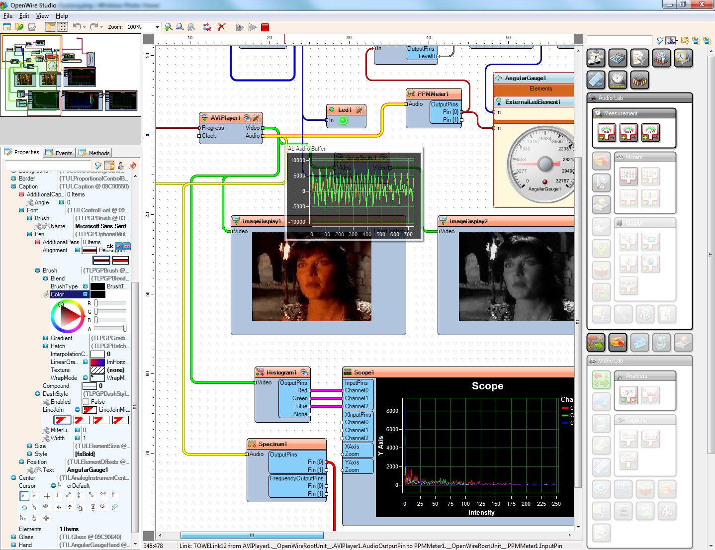OpenWire Studio Beta6 software screenshot