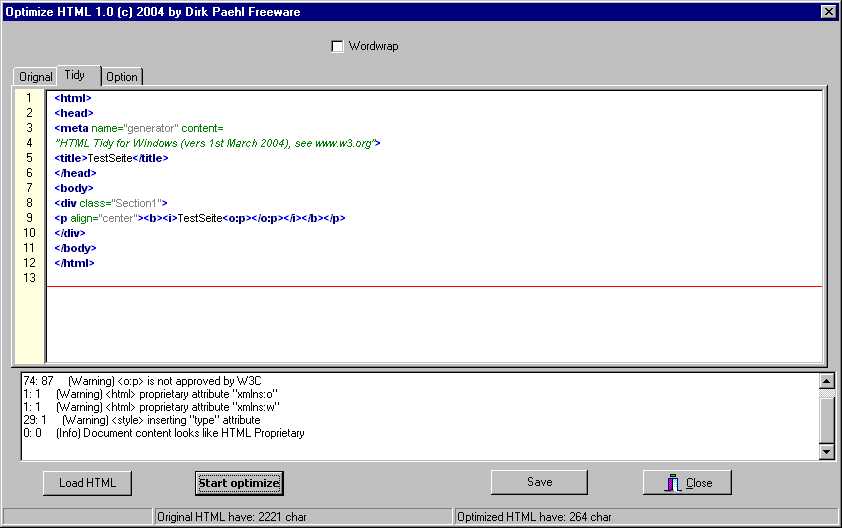 Optimize GUITIDY 1.02 software screenshot
