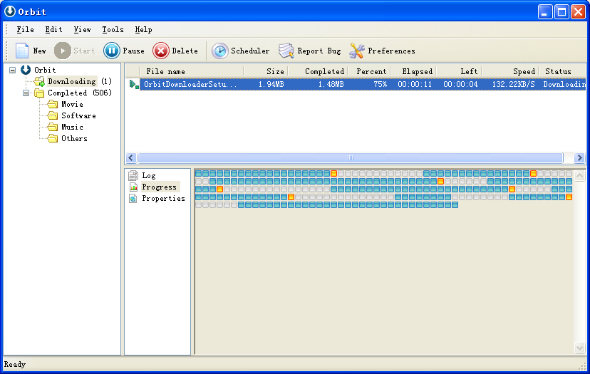 Orbit Downloader 4.1.1.18 software screenshot