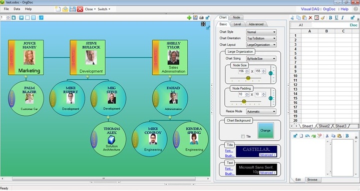 OrgDoc 6.2 software screenshot