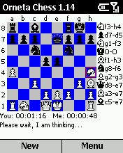 Orneta Chess for Smartphone 2002 1.1.4 software screenshot