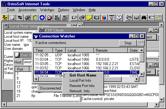 OstroSoft Internet Tools 6.2 software screenshot