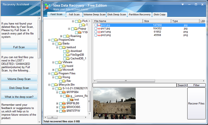 OtraUnit Data Recovery 3.2 software screenshot