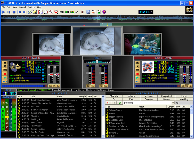 OtsAV DJ 1.90.015  software screenshot