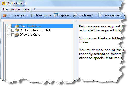 Outlook Tools 3.14.0 software screenshot