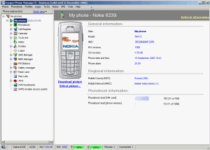 Oxygen Phone Manager II 2.18.15 software screenshot