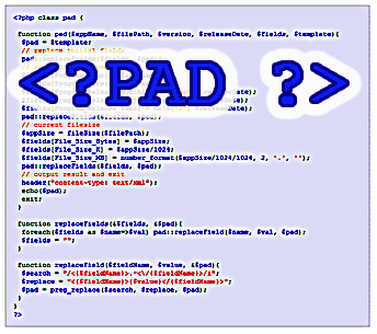 PAD-Script 101.314a software screenshot