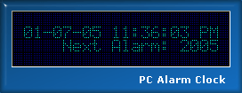 PC Alarm Clock 3.01 software screenshot