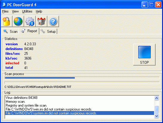 PC DoorGuard 4 software screenshot