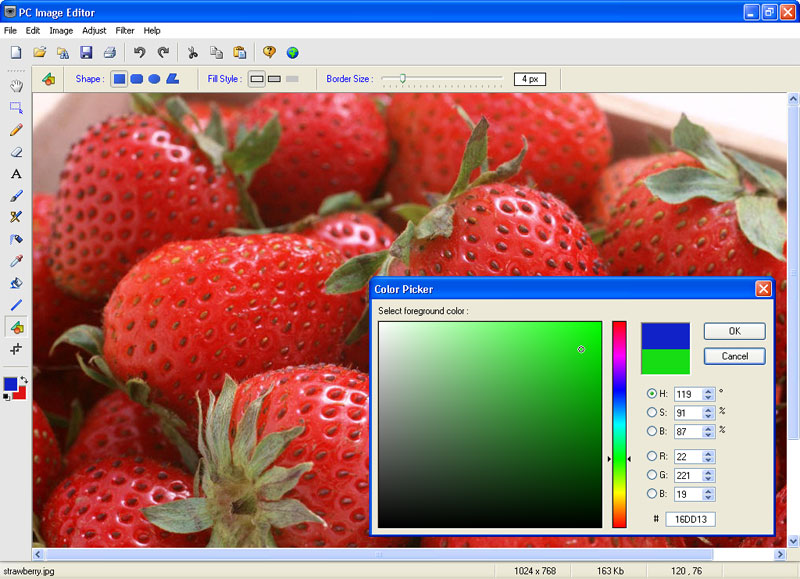 PC Image Editor 5.9 software screenshot